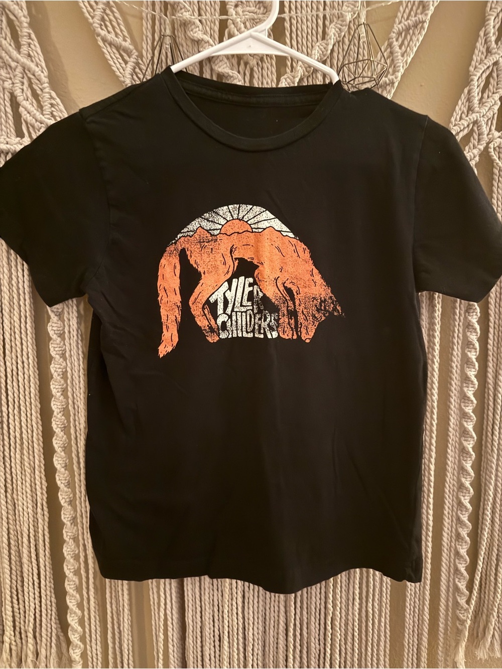 Kids' Black Tyler Childers Tshirt